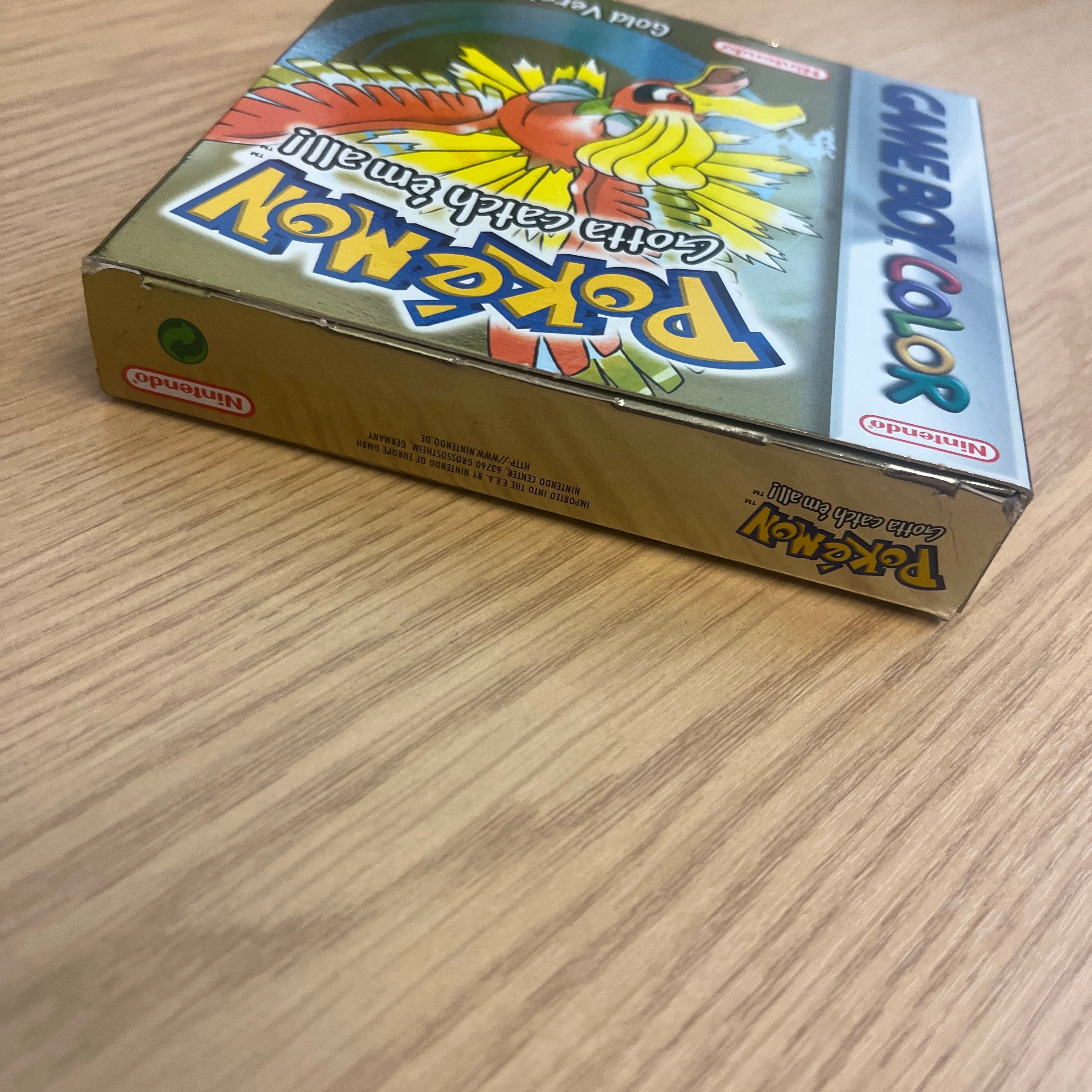 Pokemon Gold Nintendo Game Boy color game Boxed Pokemon Gold Nintendo Game Boy color game Boxed
